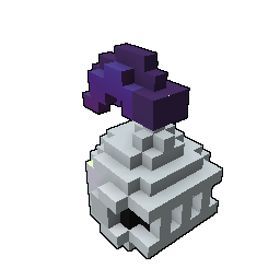 Endermite — Minecraft head